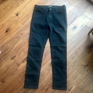 Courtshop High Waist Skinny Black Jeans 31" waist